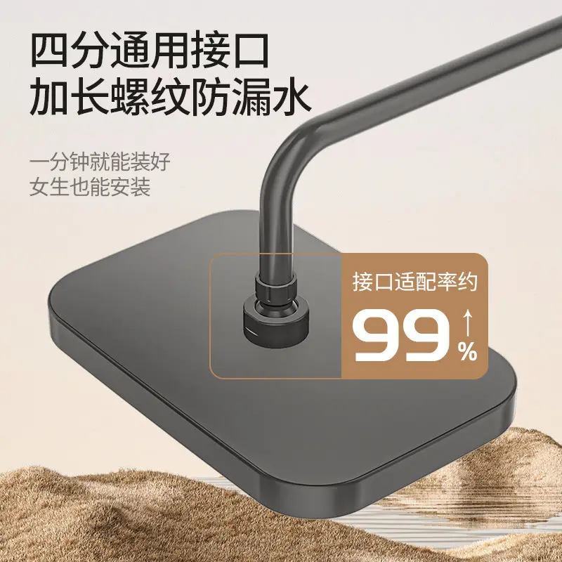 14-дюймовая насадка для душа высокого давления с верхним распылением и дождевой