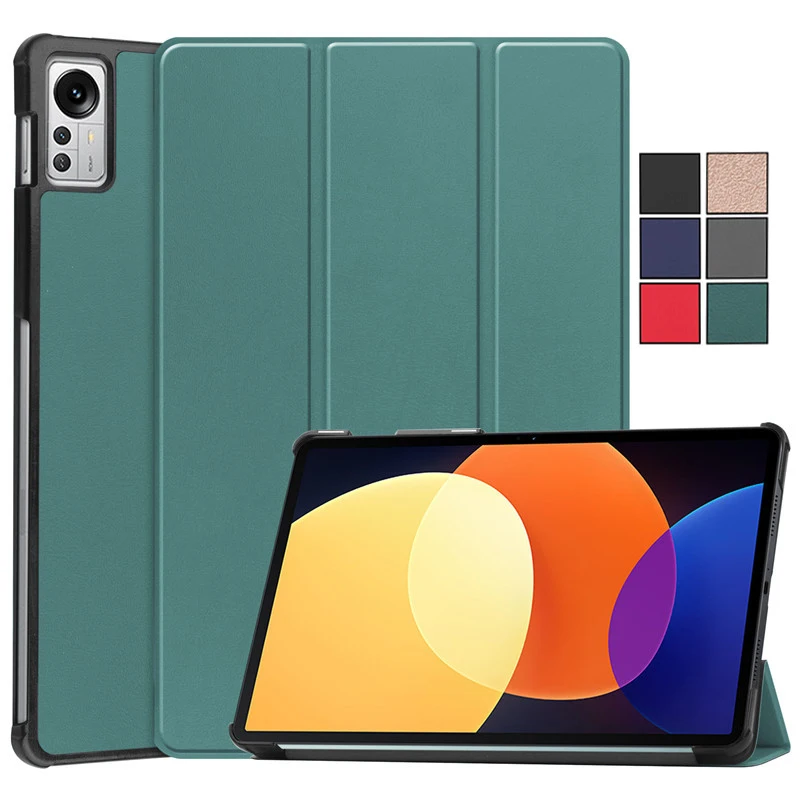 

Чехол-книжка для Xiaomi Pad 5 Pro 12,4, противоударный жесткий чехол-подставка для планшета ПК для Xiaomi Mi Pad MiPad 5 Pro, чехол с автоматическим спящим режим...