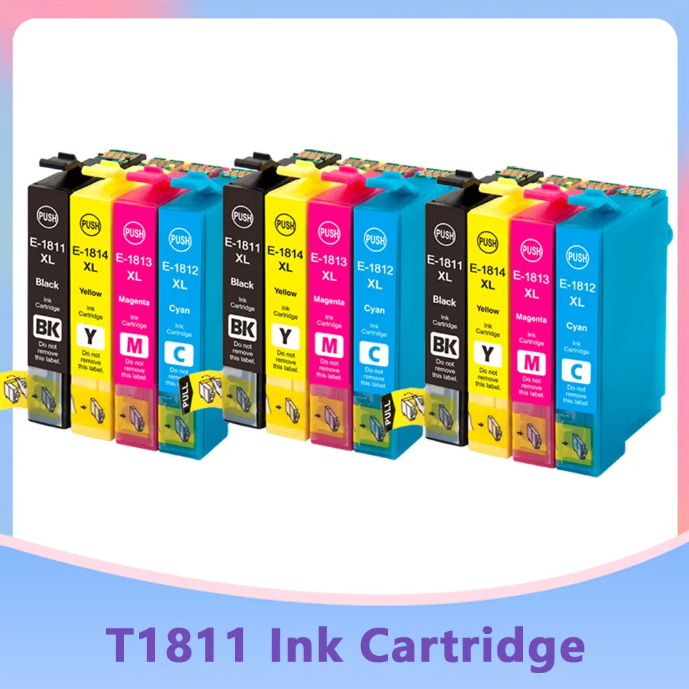 

Compatible ink cartridge for T1811 T1814 18XL For Epson XP-215 XP-315 XP-415 XP-212 XP-33 XP-225 XP-322 XP-325 XP-422 XP-425