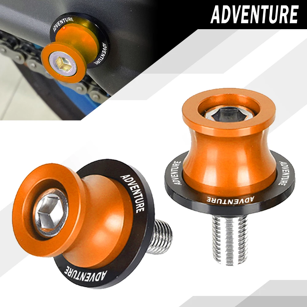 

M10 Motorcycle Accessories Swingarm Slider Spools Parts For 390 790 890 adventure 2017 2018 2019 2020 2021 Adventure Universal
