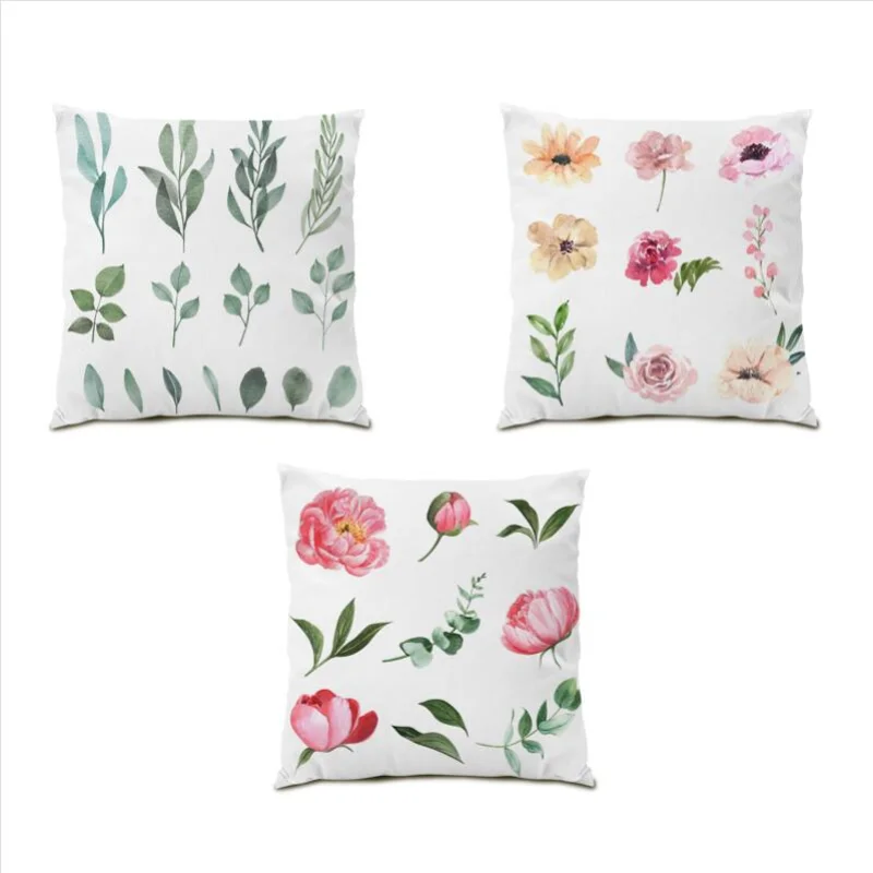 

Pillow Cover Forest Tree Cushion Cover 45x45 Tropical Palm Throw Pillow Covers Personalized Living Room Home Decor E0728