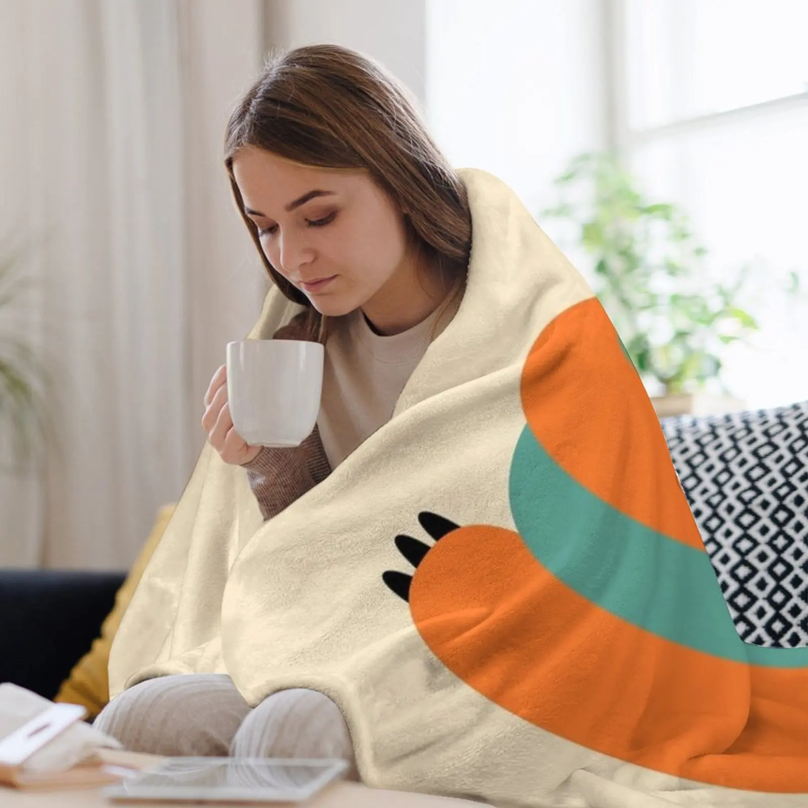 Плед Stick Together диванное аниме декоративные утяжеленные одеяла