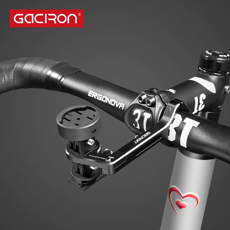Фото Держатель для велосипеда Gaciron H10, регулируемый, для передних фар и камер Gopro, секундомер, велосипедные аксессуары №2