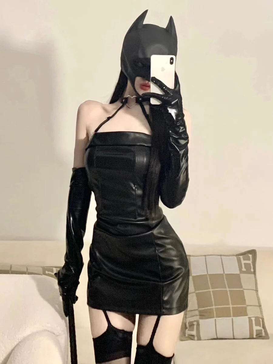 Хэллоуин Cos Императорская сестра Униформа Юбка из искусственной кожи Горячие и