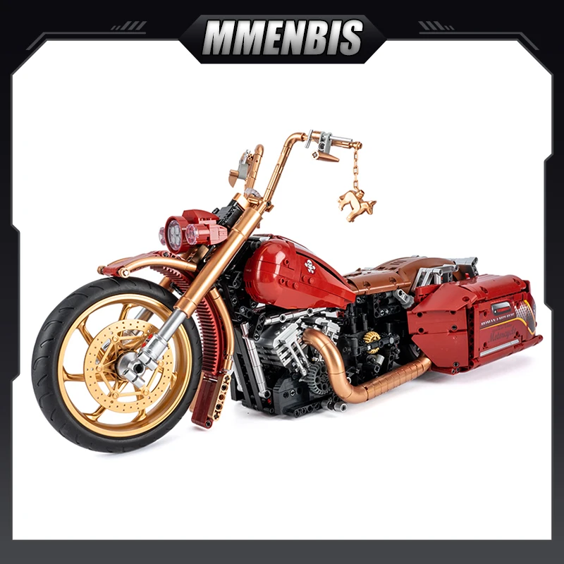 

1:5 Moto MOC Building Blocks City Motorbike Plastic Toys Bricks Model Sets Educational Gifts for Children Adult Boys 2111Pcs