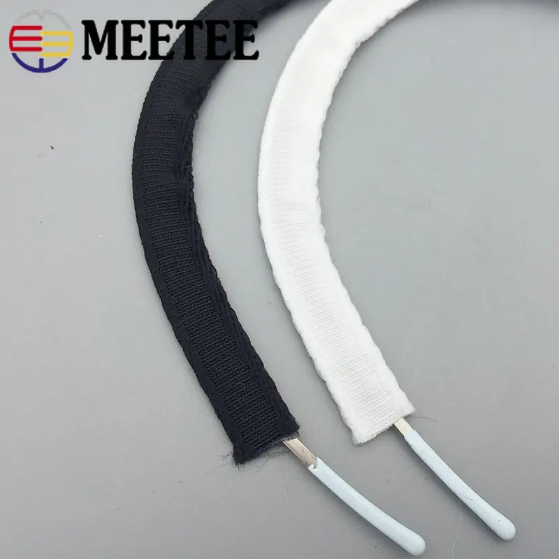 10/20M 3/8" 10mm Nylon Underwire Channeling Bra Ribbon Webbing for Bra Wire Tubular Protective Sleeve Lace Trim Sewing Accessory images - 6