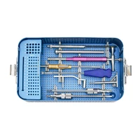 basic orthopedic surgical instruments stainless steel dhs dcs plate instrument set for facture surgery