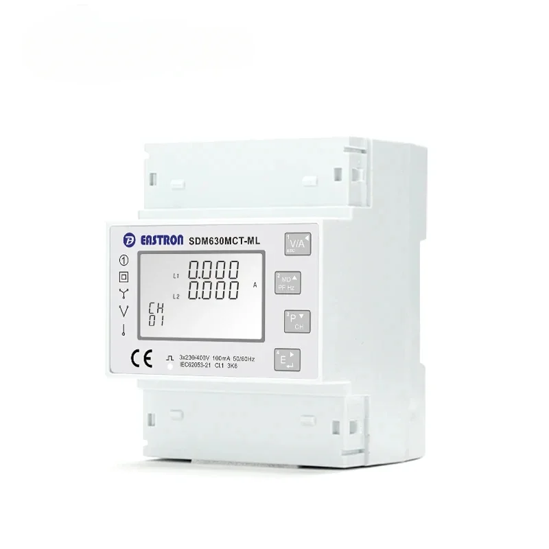 EASTRON SDM630MCT-ML-TCP трехфазный Многоканальный измеритель энергии Modbus RJ45 TCP