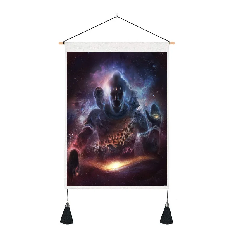 Лидер продаж индийская искусственная ткань подвесной тканевый фон для гостиной