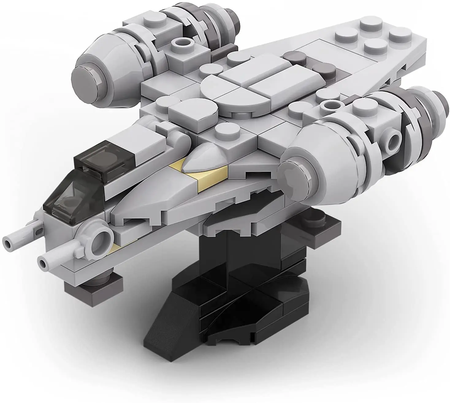 Микро-истребитель, стрельба, мандалорианское оружие, космические войны, Наборы для творчества для детей, радиозор Cre-st, космический корабль, транспортная игрушка