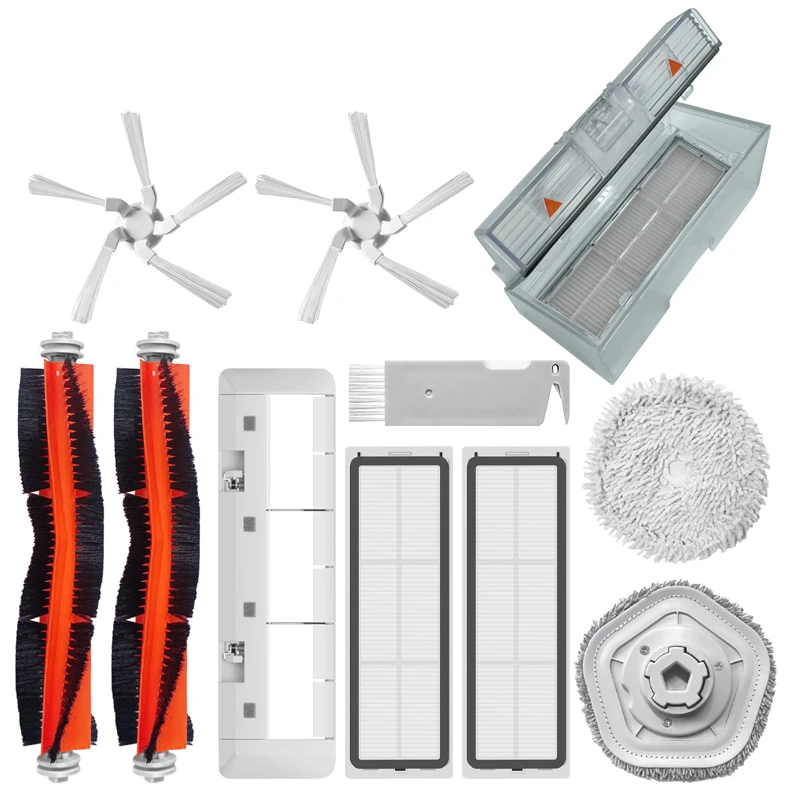 

Main / Side Brush HEPA Filter Mop Pad Dust Box Vacuum Cleaner Parts For XiaoMi Dreame Bot W10 Self-Cleaning Robot Vacuum And Mop