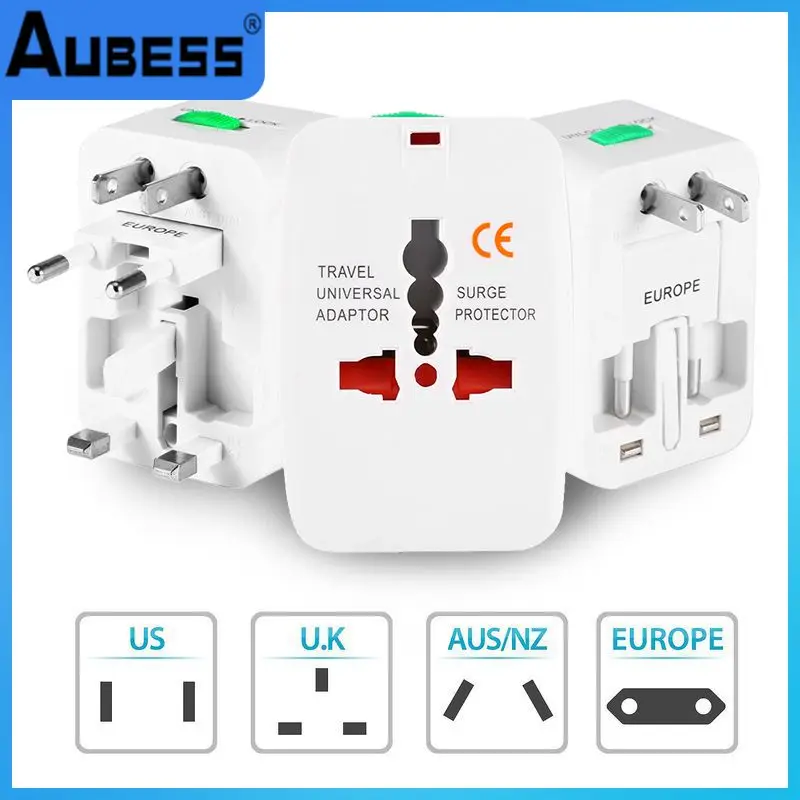

Universal Electrical Socket All In One Au / Uk / Us / Eu Adaptor World Travel Charger Charger Adapter 3a-10 (a) Ac Power Plug
