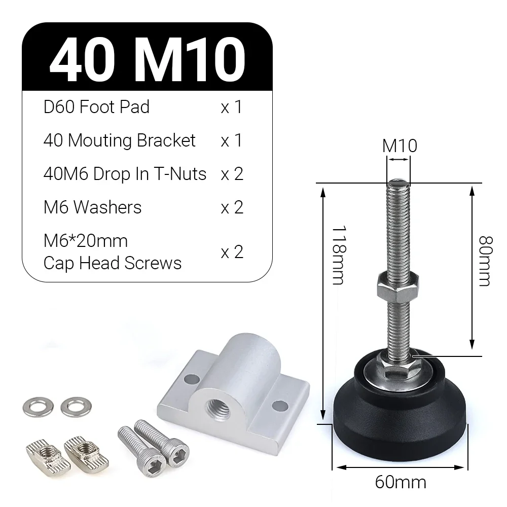 

Комплект регулируемых подставок для ног