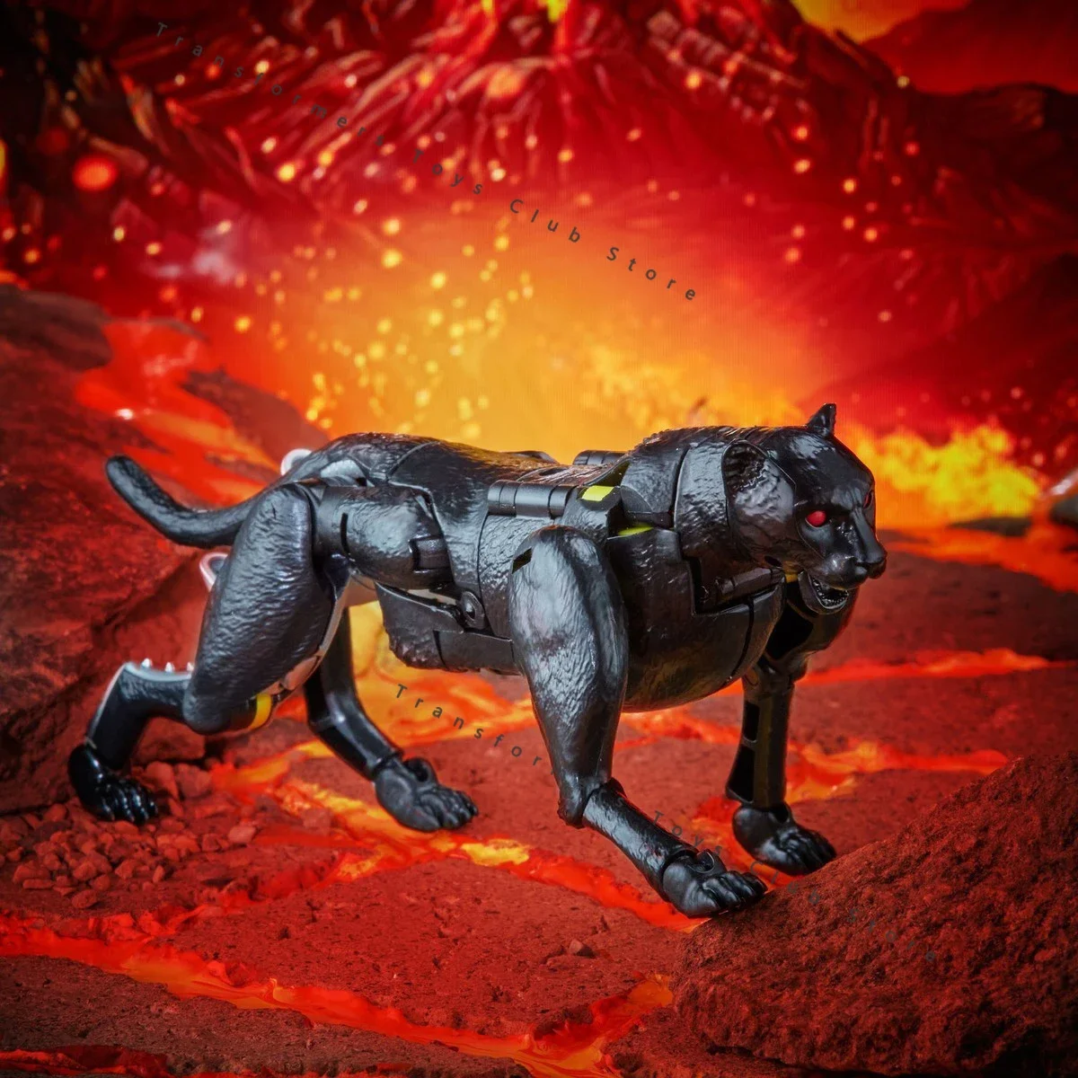 В наличии HASBRO Трансформеры Битва за Кибертрон Улучшенная тень Черная пантера