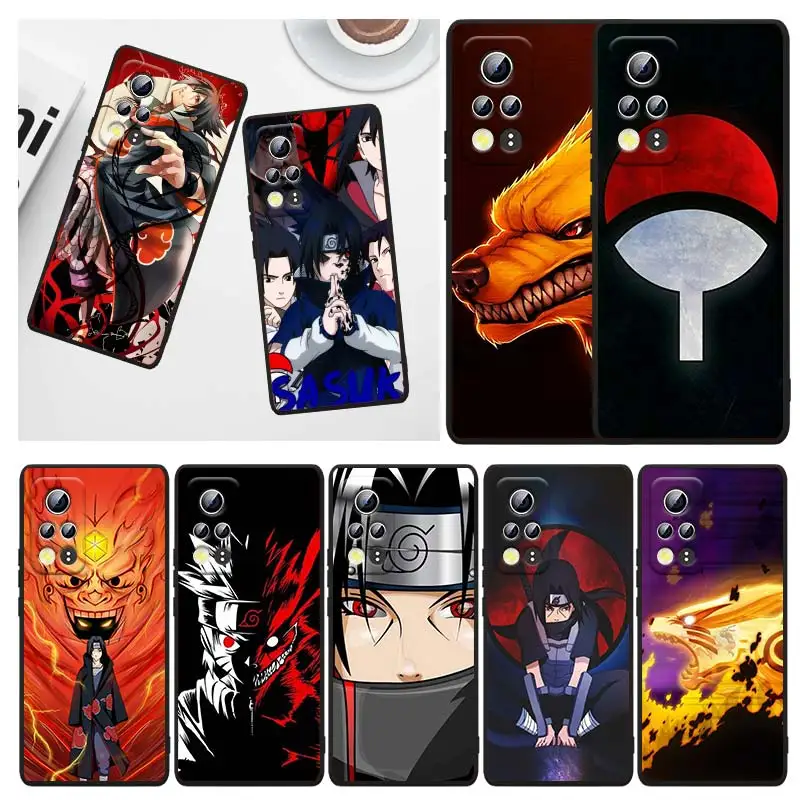 

Dark Naruto Anime For Honor 60 50 30 30i 30S V30 X30i X20 10X X10 Play 5T Pro Plus Lite SE 5G Black Phone Case Capa