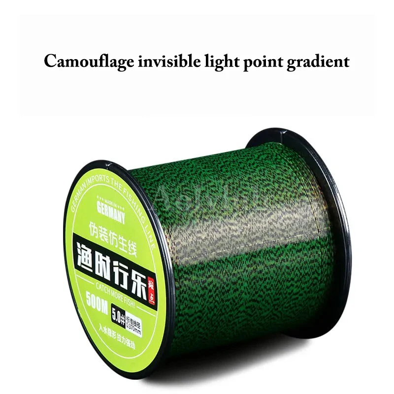 

500 м невидимая сверхпрочная рыболовная леска на блесну для ловли карпа, однонитевая рыболовная леска, леска с фторуглеродным покрытием, рыб...