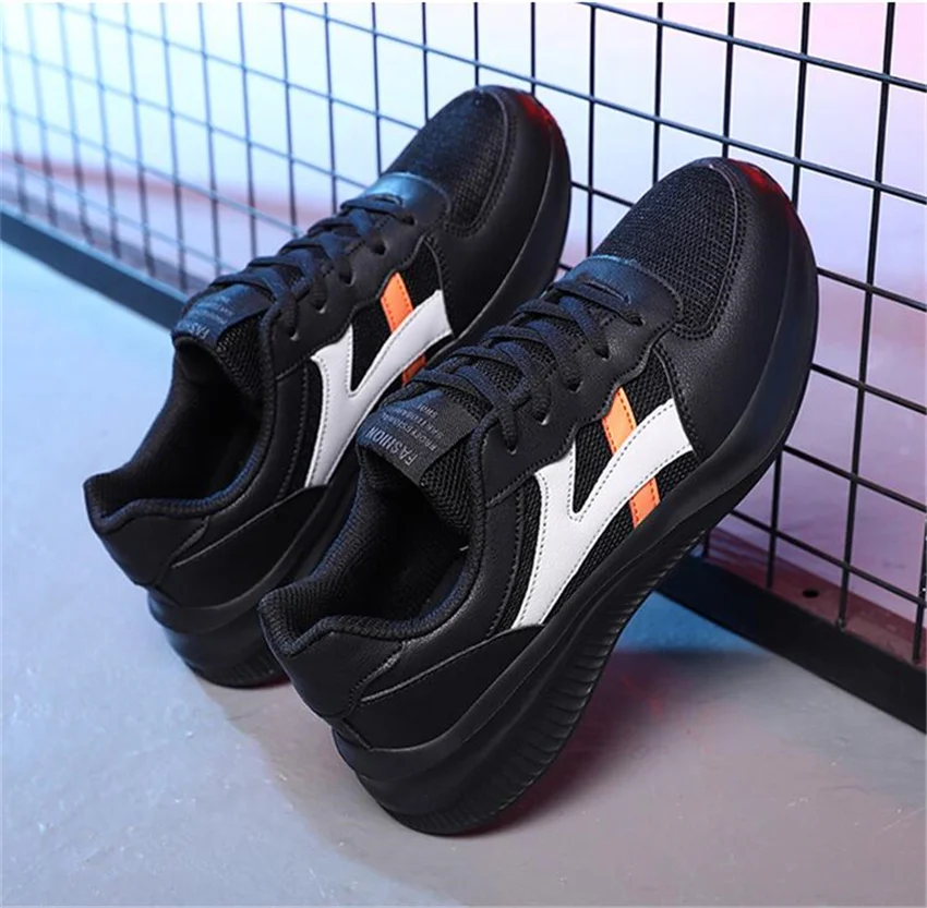 Casual Breathable Walking Mesh Flat Shoes Fashoin Woman Black Sneakers Women 2023 Tenis Feminino Female Shoes
