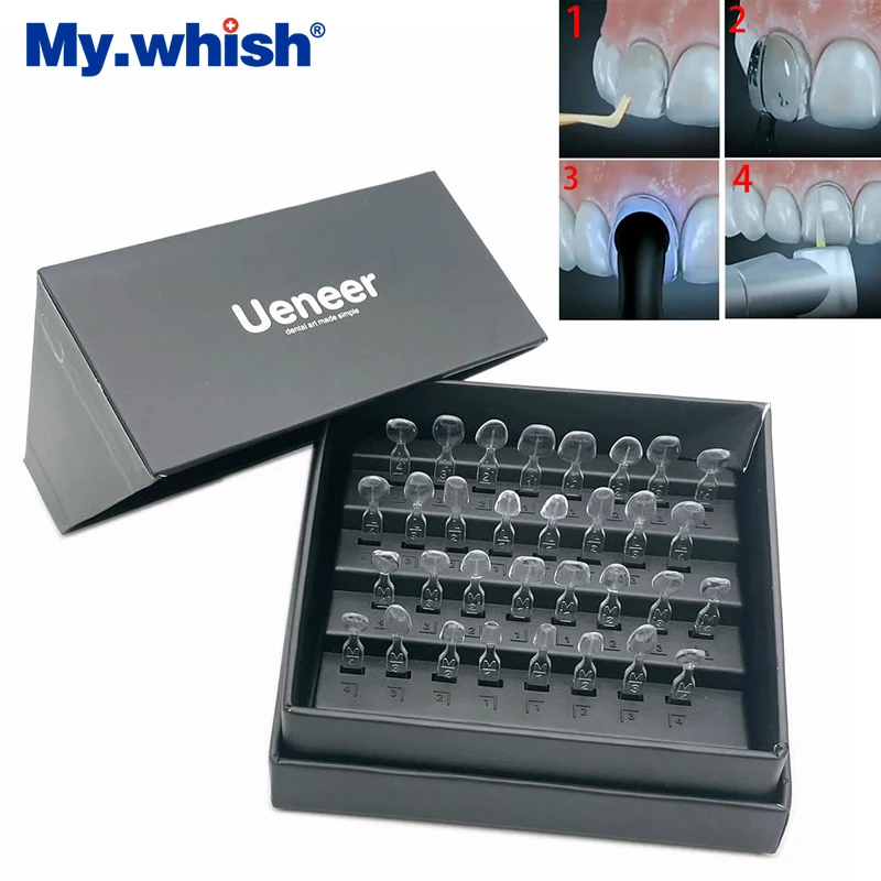 

Dental Veneers Mould Kit Composite Resin Mold Porcelain Teeth Veneer Aesthetic Mould Composite Anterior Tooth Whitening Tool