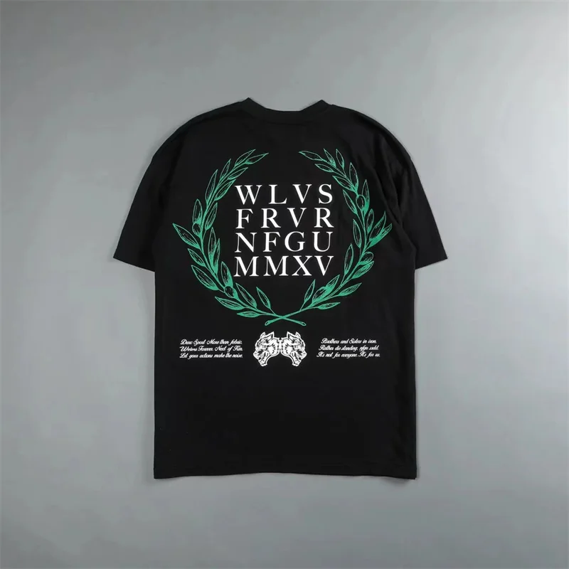 

DARC SPORT Men Letter Print Cotton Graphic T Shirts Men Hip Hop Casual Streetwear Tops Tees Summer Vintage T Shirts Tops