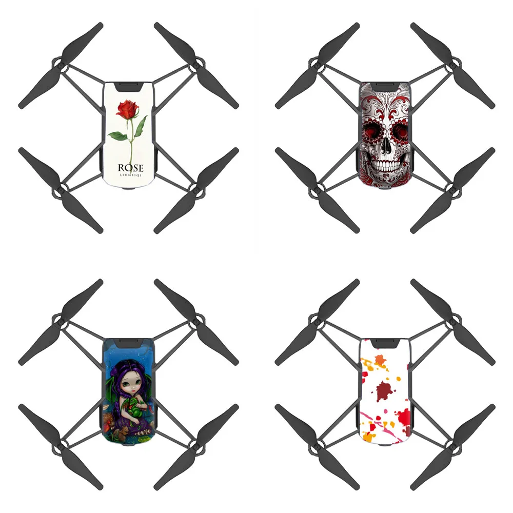 

2064 Colorful PVC Stickers For DJI TELLO Waterproof Skin for Drone Body Arm Remote Control Protector for DJI TELLO accessories