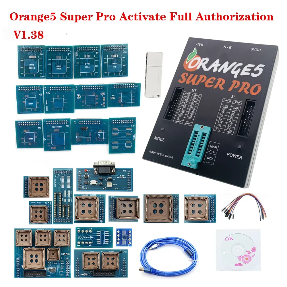 Программатор Orange5 V1.42 V1.38 для полной активации с электронным ключом