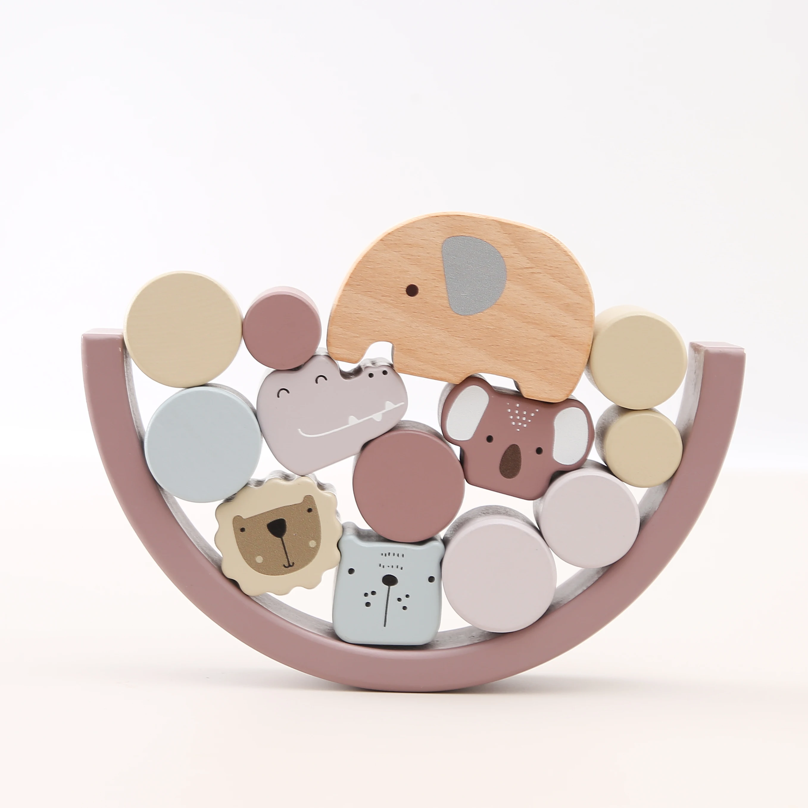 

Детские развивающие Игрушки для раннего развития, деревянный слон, искусственное интеллектуальное развитие ребенка