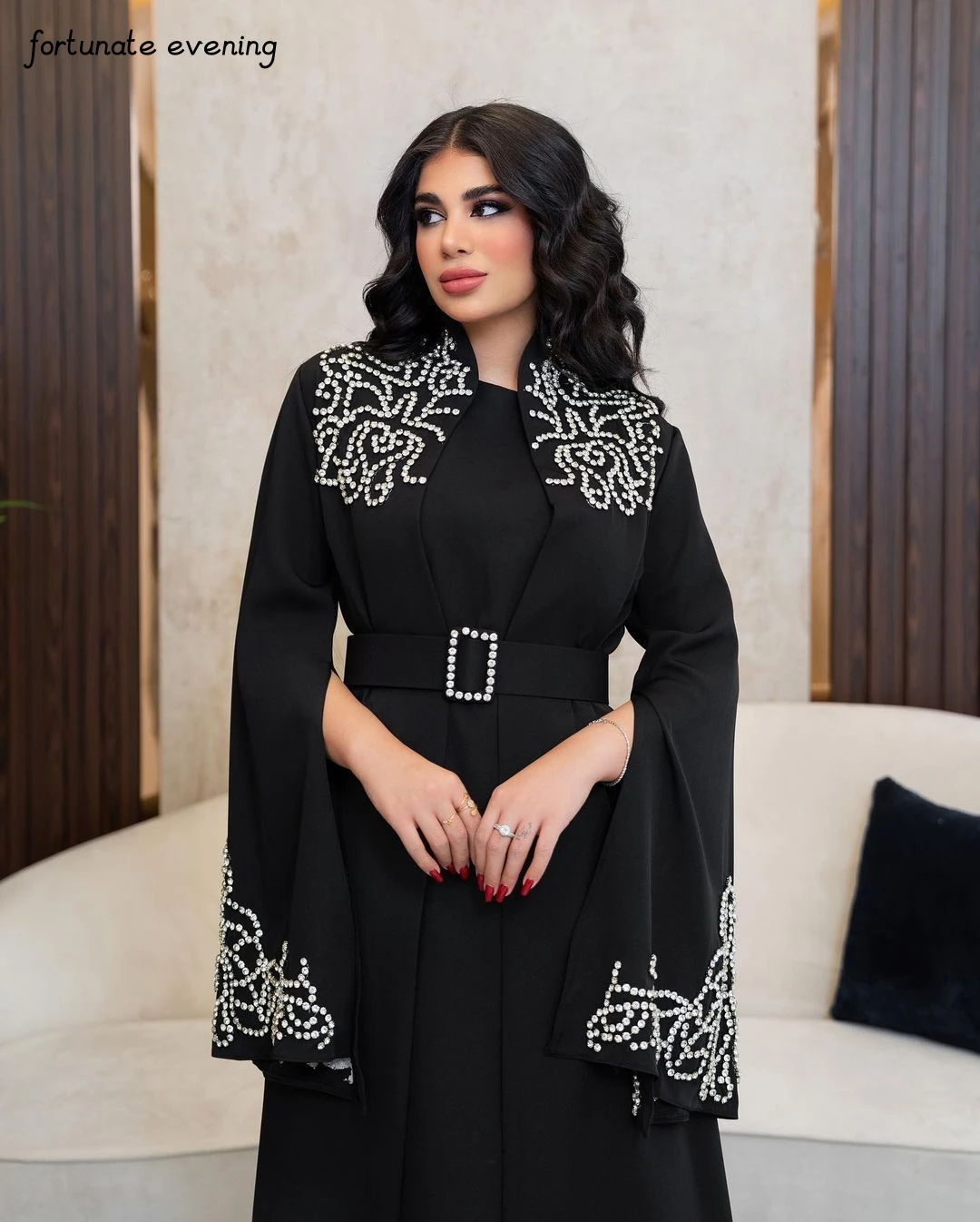 

Fortunate вечерние расшитые бисером трапециевидные платья до пола для торжественных случаев принцессы для выпускного вечера вечерние платья