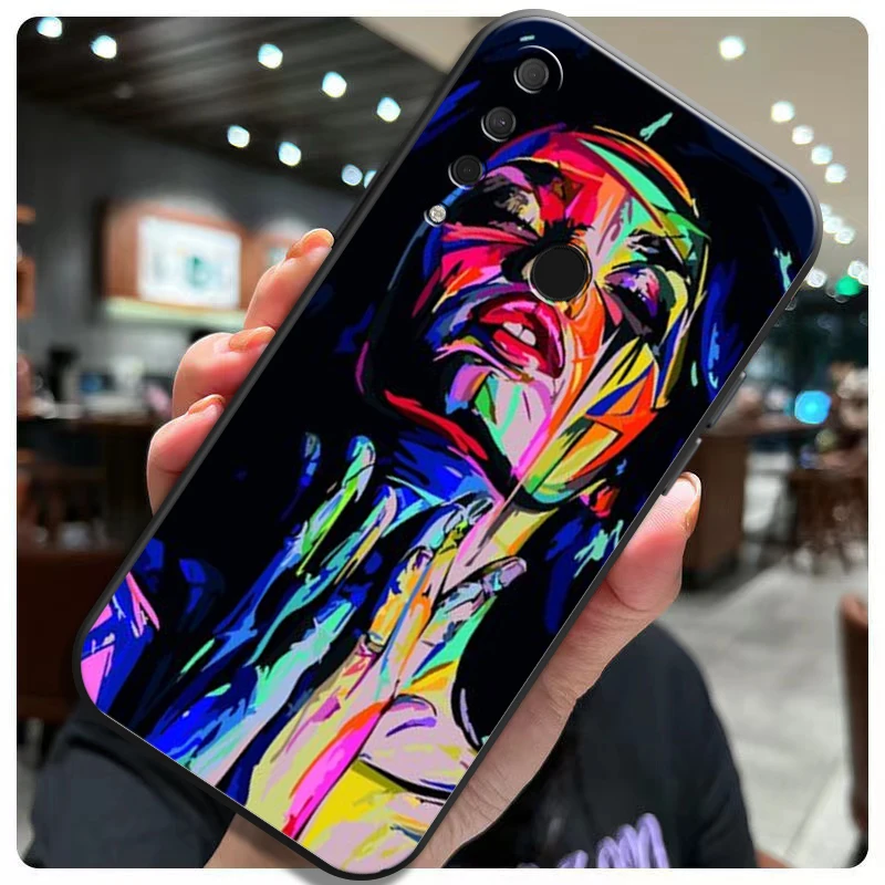 

Watercolor Beauty Painting2 For Huawei Honor 9 9S V9 9X 9A Pro Lite Soft Silicon Back Phone Cover Protective Black Tpu Case