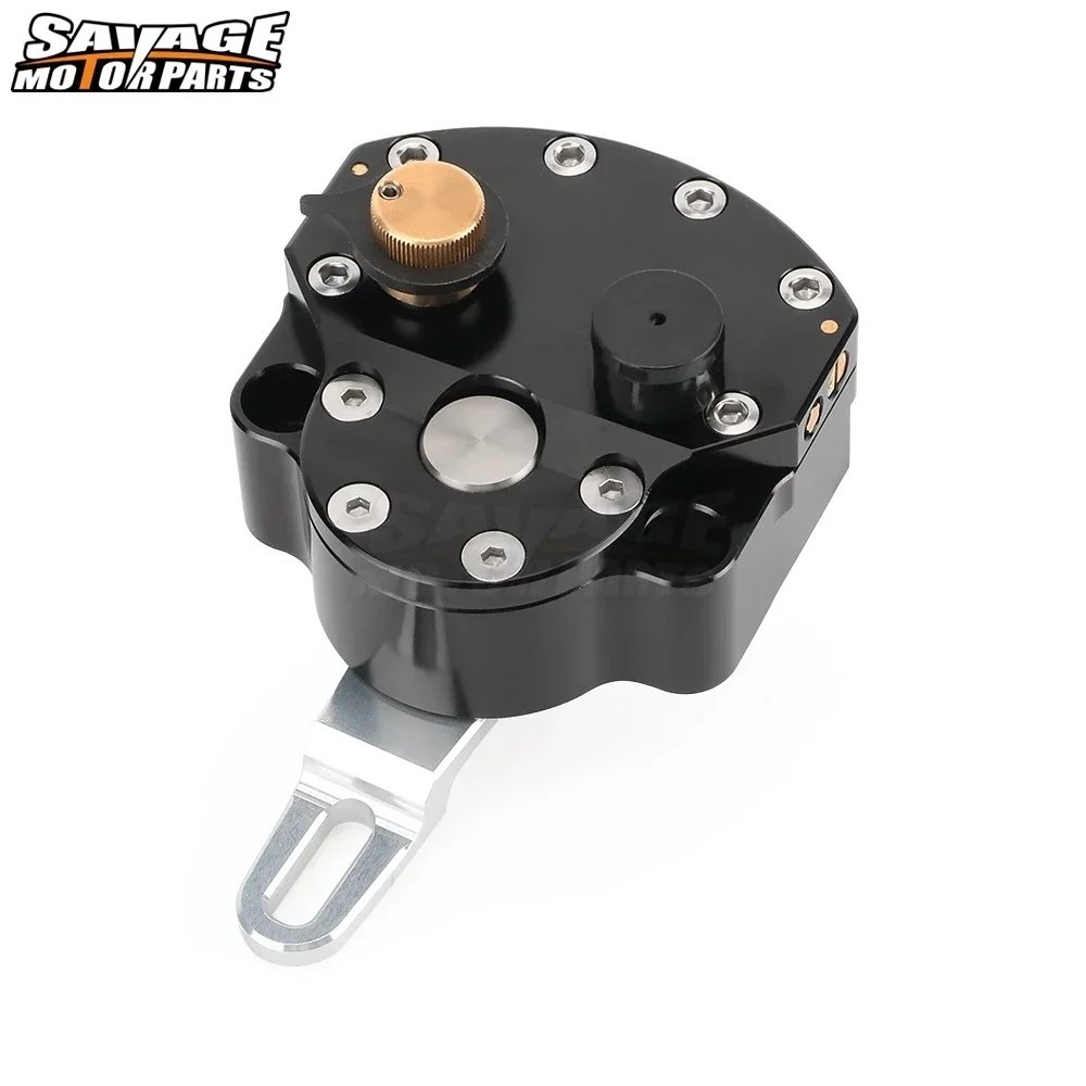 

Стабилизатор рулевого демпфера, аксессуары для мотоциклов, универсальный регулируемый линейный комплект поглотителей безопасности для Honda, Suzuki