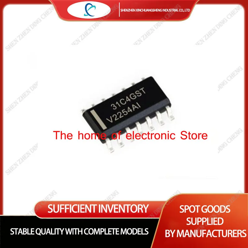 

10 шт., TLV2254AIDR, TLV2254, V2254AI, SOIC-14, усилитель общего назначения, 4 цепи, Рельс-направляющий 14-SOIC