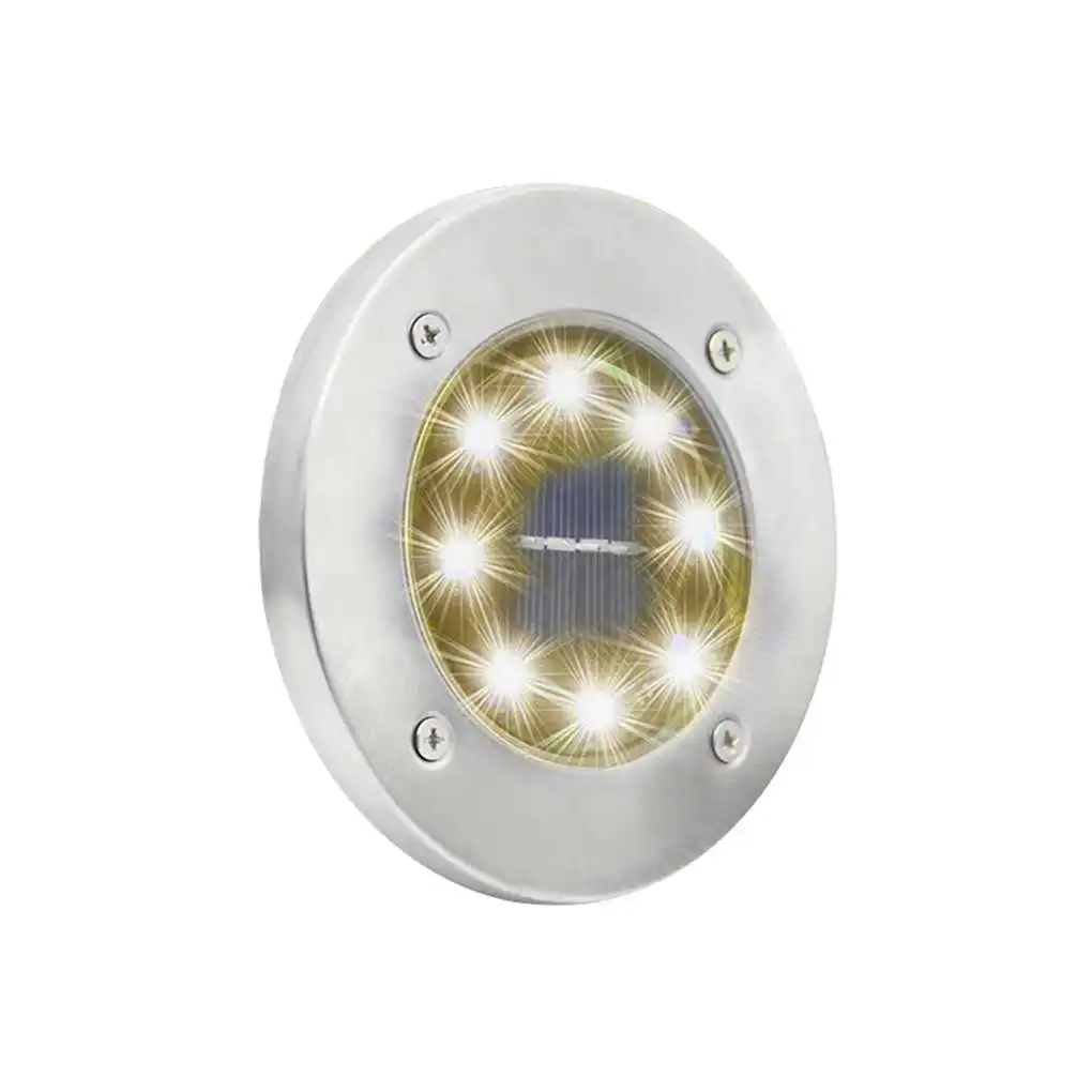

4PCS 8 LED Outdoor Solar Garden Ground Light Landscape Waterproof Security Lamps Pathway Yard Floor Light