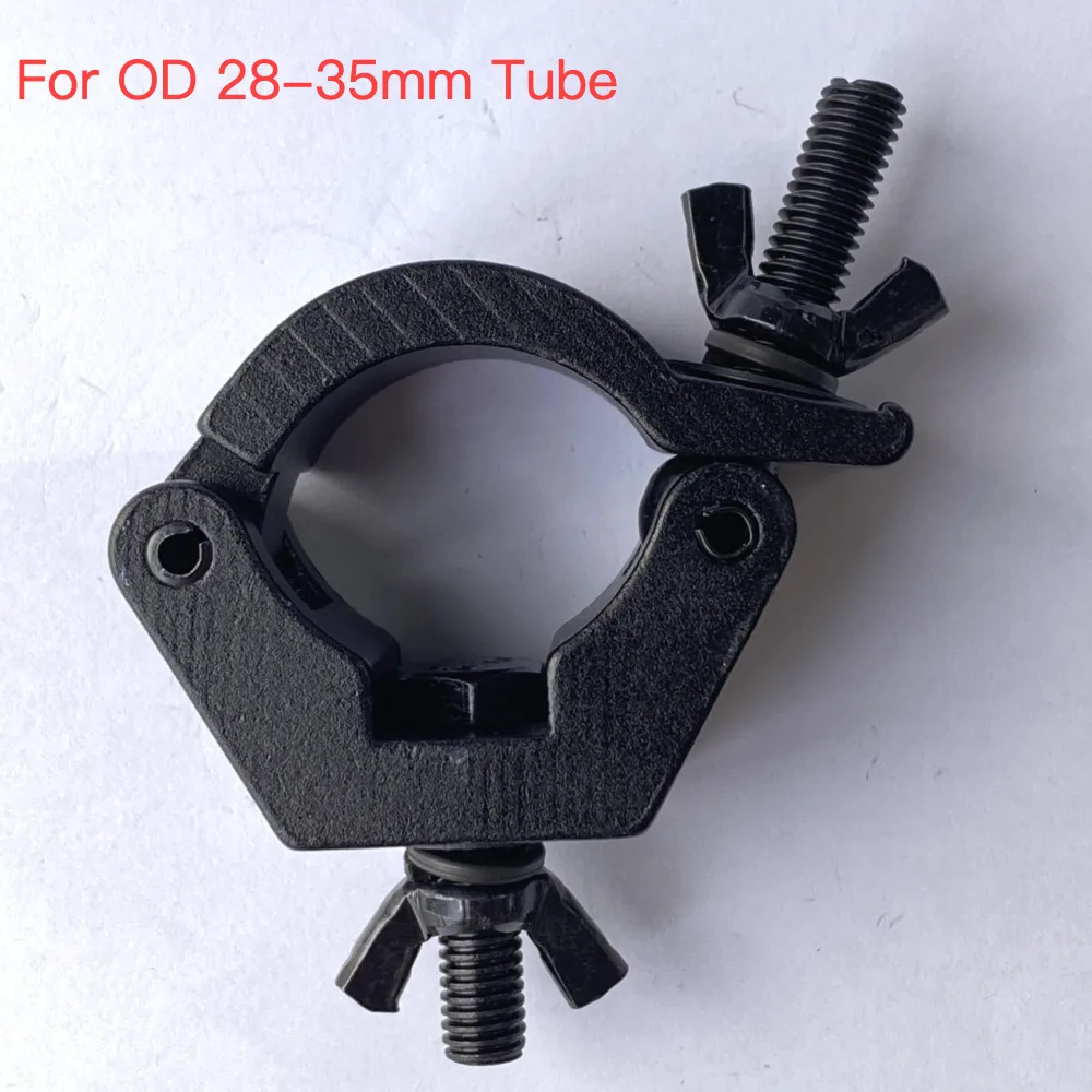 

Зажим для круглых трубок, наружный диаметр 28-30-35 мм, зажим для сценического освещения, O-крючок, алюминиевые зажимы для крепления фермы для DJ светодиодных машинных устройств, светодиодная движущаяся головка