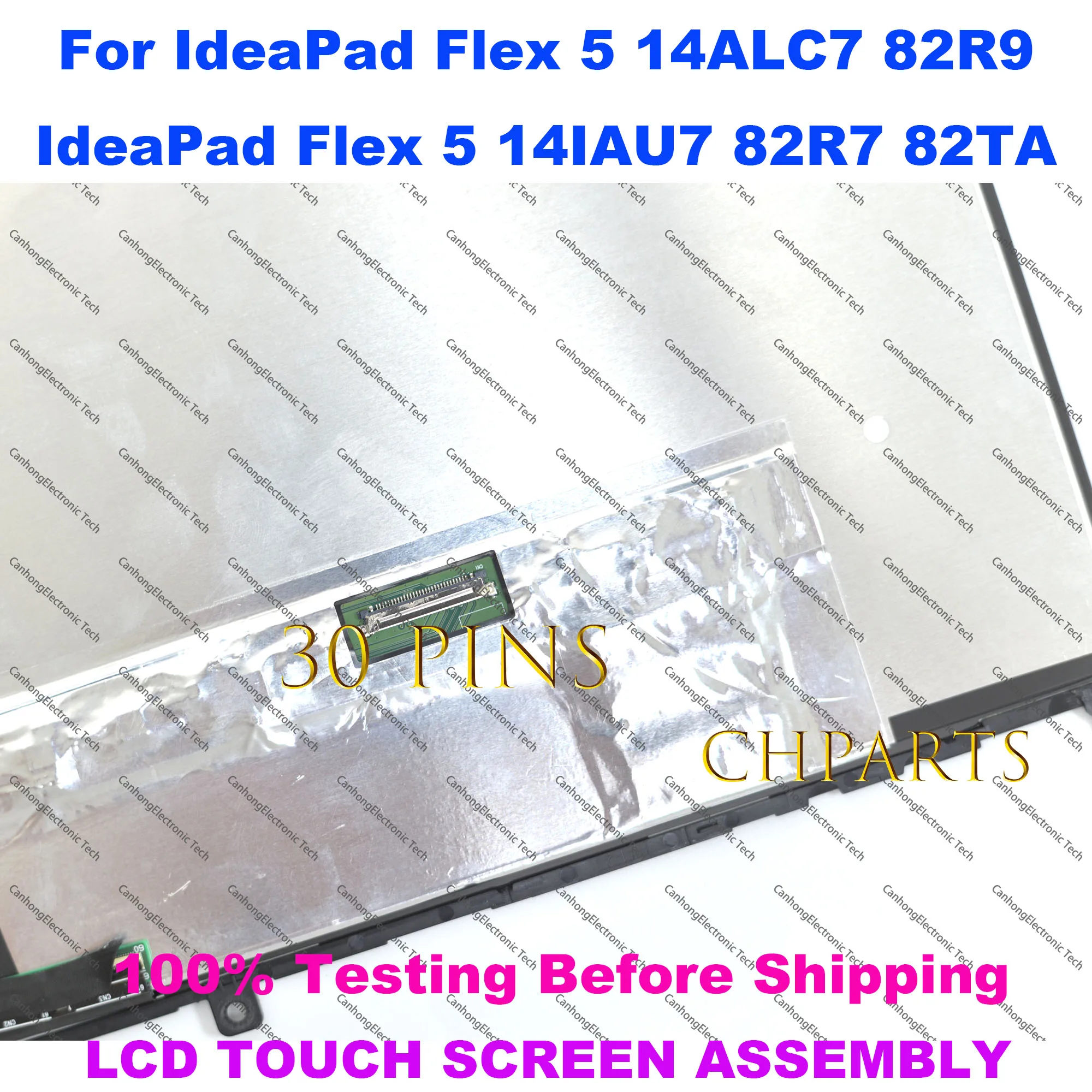 Оригинальный для Lenovo IdeaPad Flex 5 14 ALC7 82R9 14IAU7 82R7 82TA сменный ЖК-дисплей с сенсорным