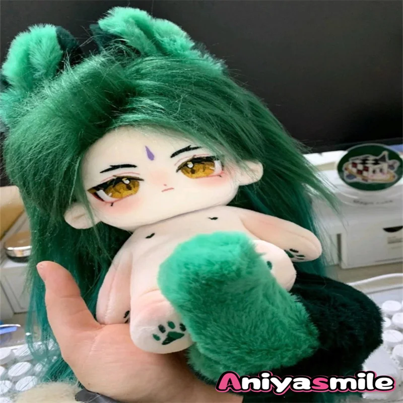 

Genshin Impact Xiao 20cm Cute Plush Doll Clothes Dress Up Cosplay Children's Toys For Girl Anime Toys Xmas Gifts XY
