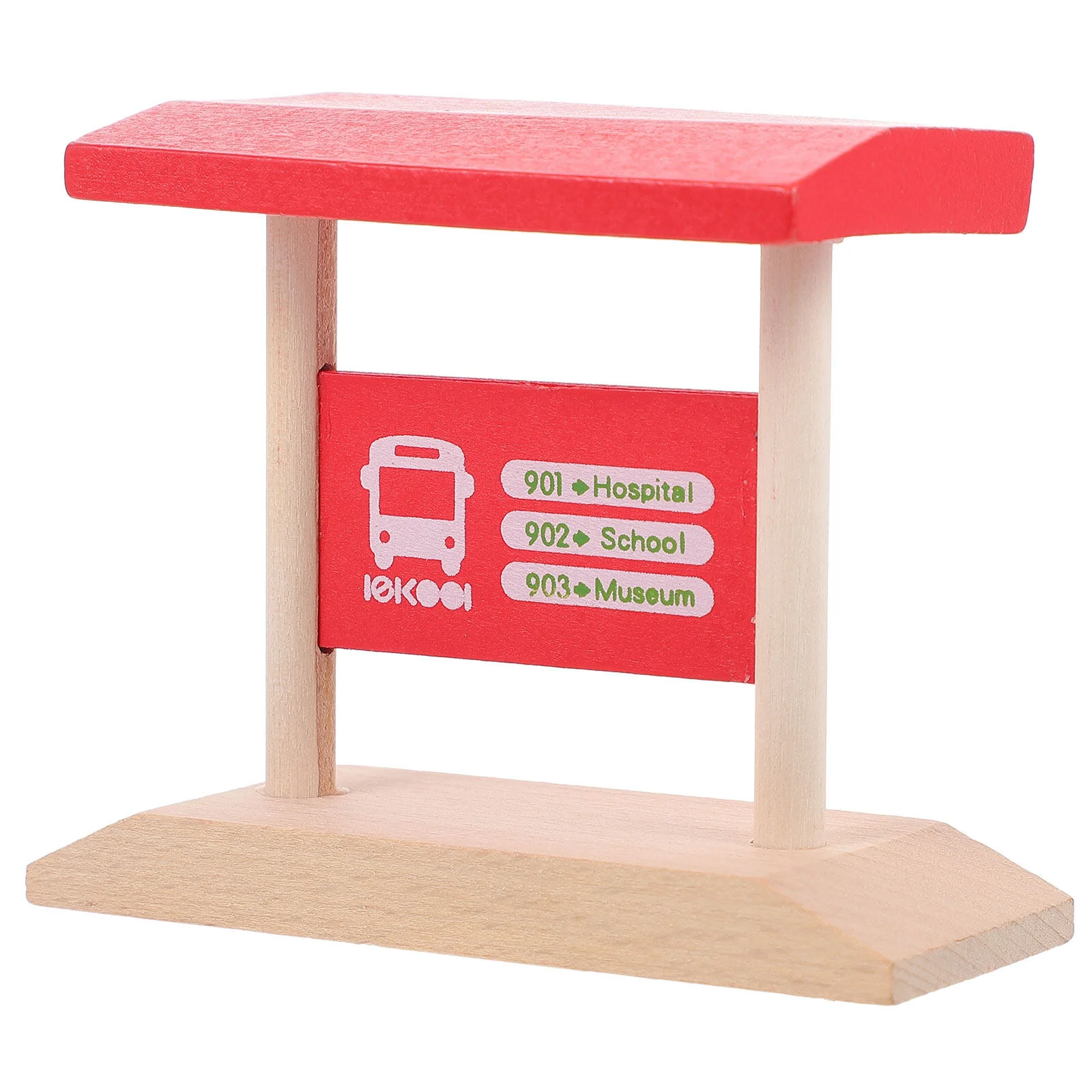

Train Diy Station Platform Model Station Platform Wooden Railway Playset Toy Pretend Child Toy's