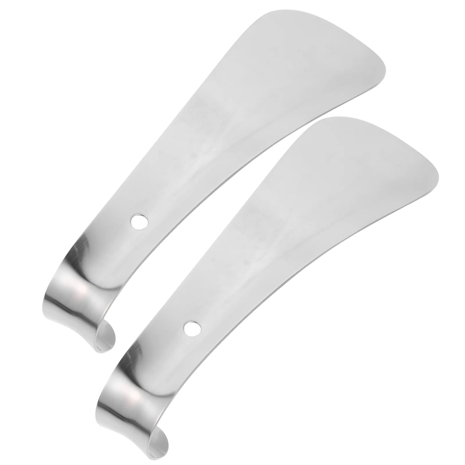 

2pcs Stainless Steel Shoe Horn Shoe Lifter Long Handle for Men Kids Pregnancy