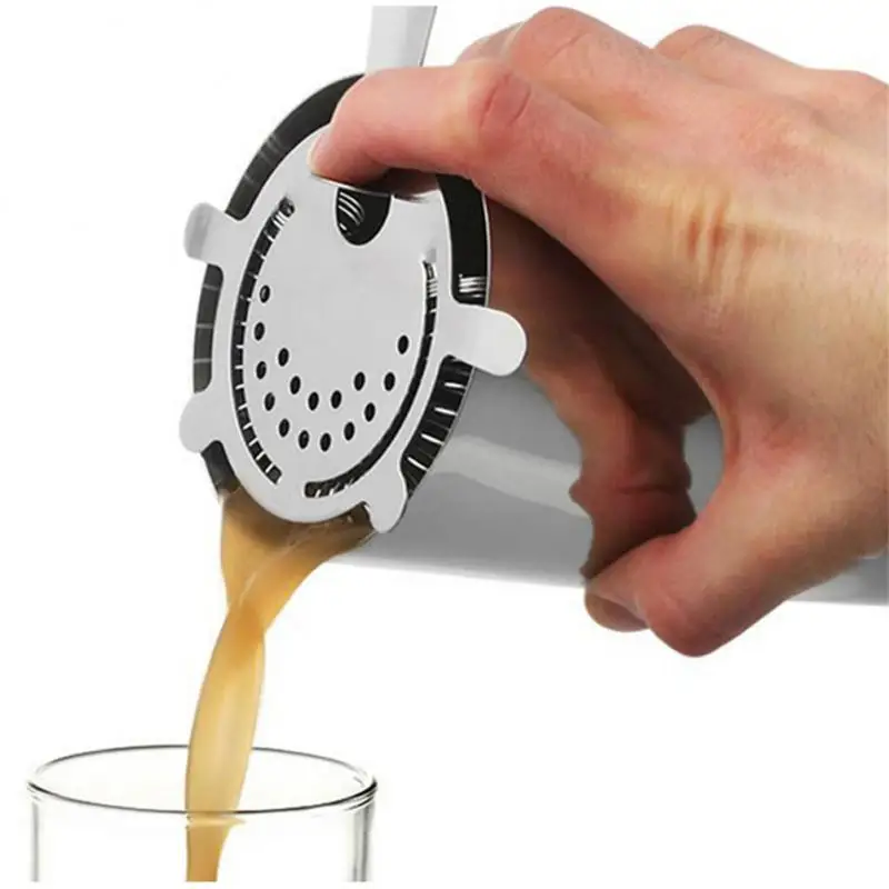 

1Pcs Bar Strainer Sprung Cocktail Bar Strainer Sprung Cocktail Strainer Stainless Steel Deluxe Strainer Bar Accessories Tools