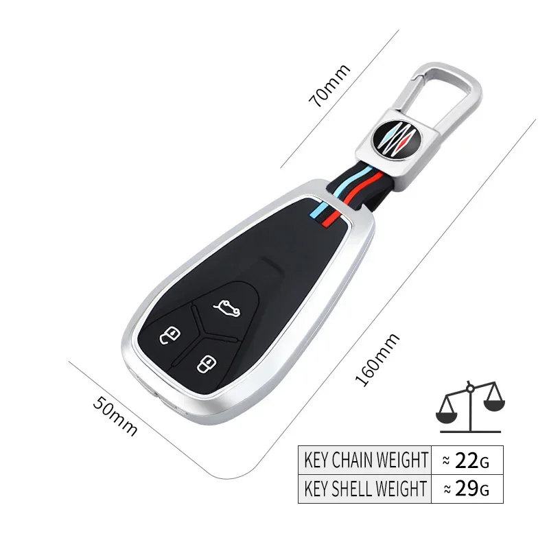 Фото Защитный чехол для автомобильного ключа-пульта для Skyworth EV6, Skywell ET5, HT-i, HTI, Imperium, SEV, Elaris Beo, PHEV №4