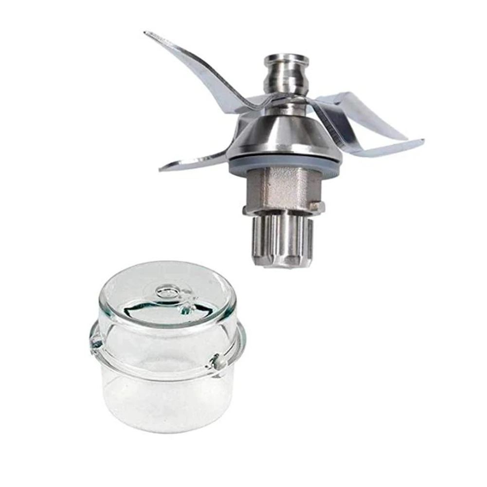 Replacement Blender Knife and Blender Jar Lid for Vorwerk Thermomix TM31 Food Processor Mixing Knife