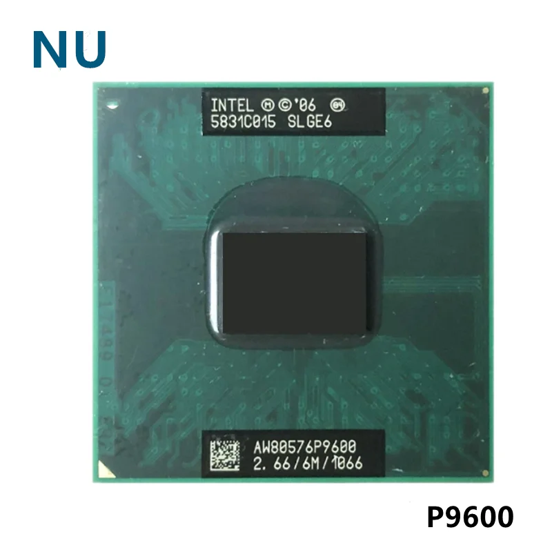 

Intel Core 2 Duo Mobile P9600 SLGE6 2.6 GHz Dual-Core Dual-Thread CPU Processor 6M 25W Socket P