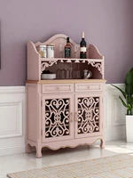 gy mediterranean sideboard vintage furniture european style entrance cabinet wine cabinet solid wood light luxury