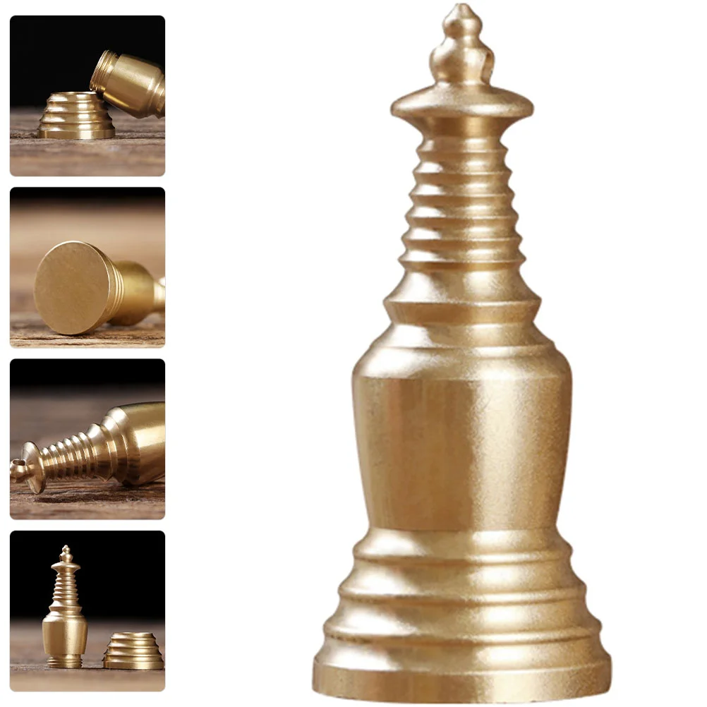 

Stupa Necklace Religious Tower Pendant Jewelry Making Openable Decorative