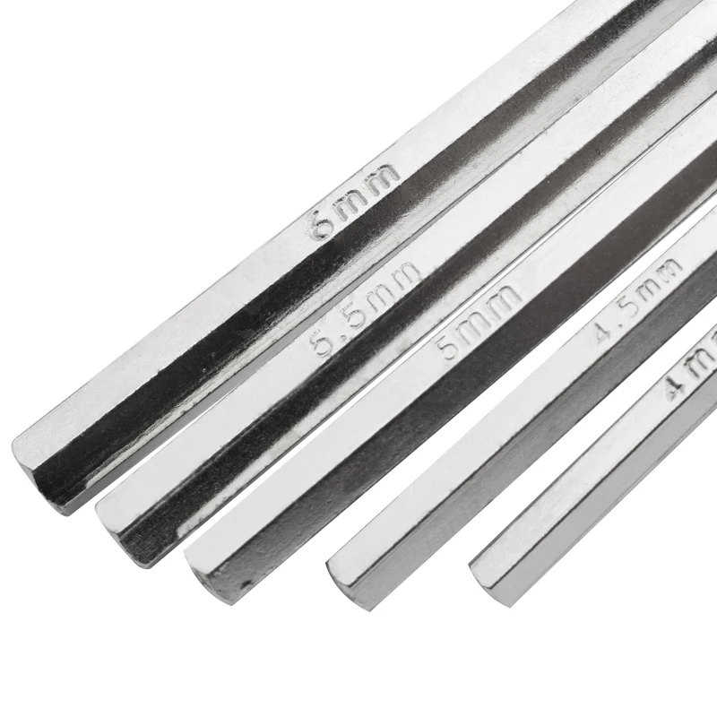 Набор метрических шестигранных гаечных ключей 11 шт.