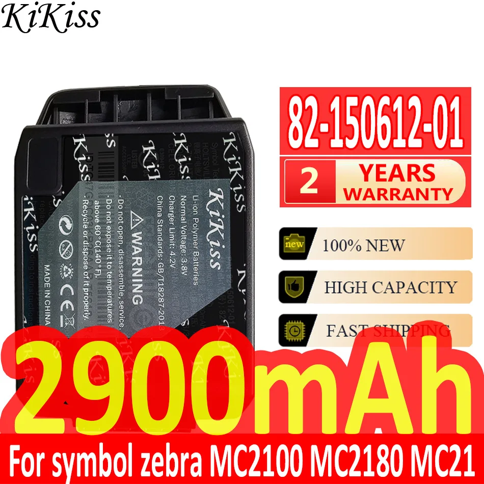 

KiKiss 2900mAh Battery for Symbol Zebra for Motorola MC2100 MC2180 MC21 82-150612-01 Batteria + Tracking Number