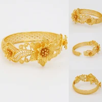 24k dubai gold bracelet ladies gold dubai bridal wedding ethiopian bracelet african bracelet arabian jewelry gold charm wedding