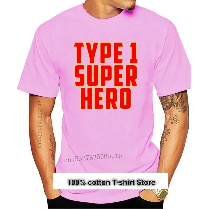 

Мужская одежда для детей и взрослых, Camiseta tipo 1, супергерой, диабет, 2