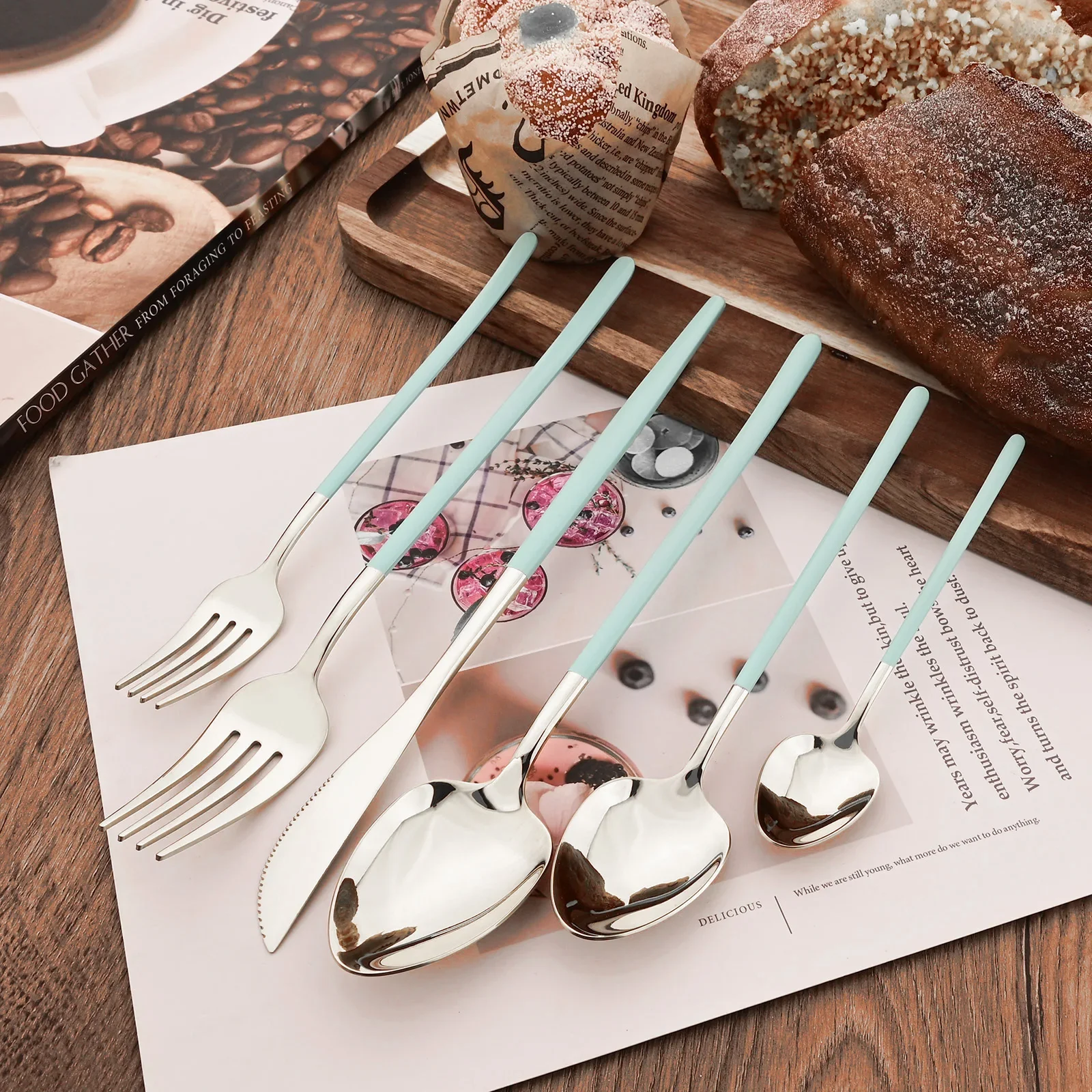 

Набор столовых приборов из нержавеющей стали 6 шт.