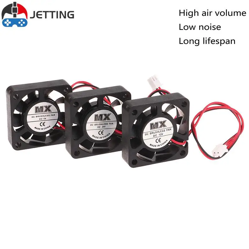 

Для сцены, Оригинальный масляный подшипник 4010, Бесщеточный Охлаждающий вентилятор MX 40 мм, черный бесшумный вентилятор теплоотвода, постоянный ток 5 В, 12 В, 24 В