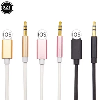 For Lightning to 3.5mm Jack Audio Cable Car AUX For iPhone 7 8 X XR Adapter Audio Transfer Male to Male AUX Cable 1M Headphone