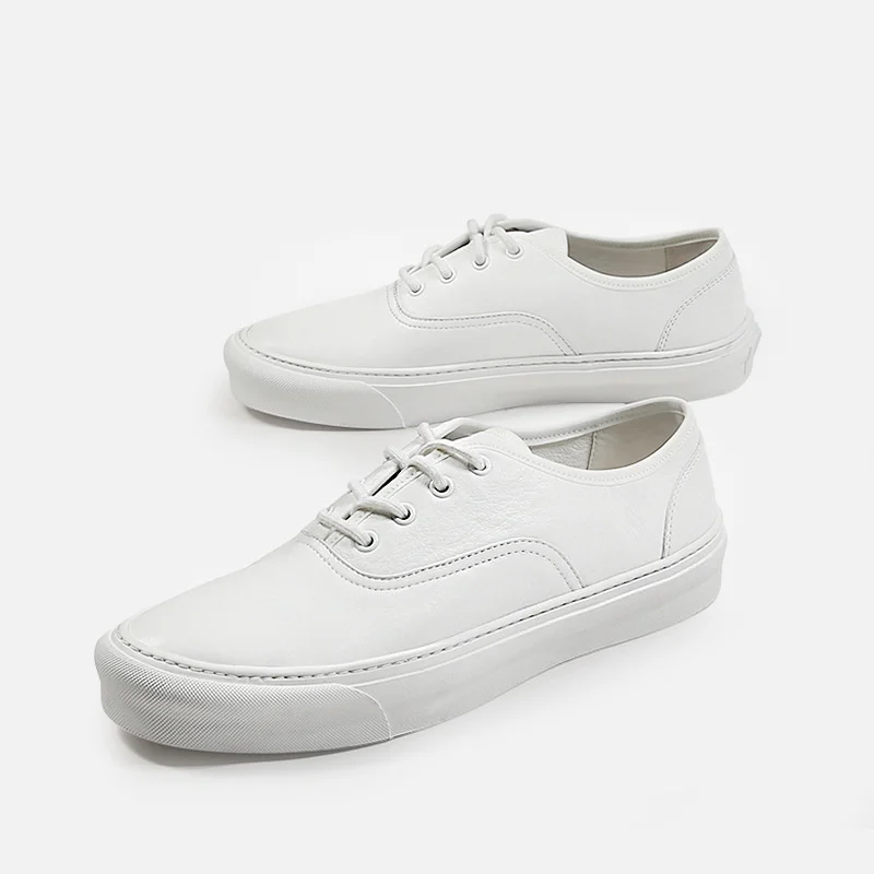 

Luxury brand genuine BK Bodicool Autumn Slate Korean Edition Breathable Small White Men Leather Versatile Casual Shoes for